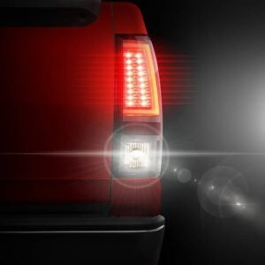 Chevy Silverado 1500/2500 99-02/ GMC Sierra 1500/2500/3500 99-06 and 2007 Sierra Classic Version 2 LED Tail Lights - Smoke - Image 7