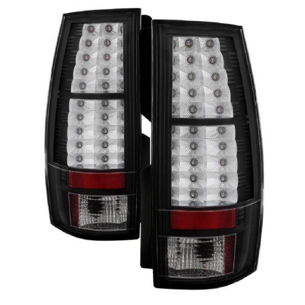 Chevy Suburban/Tahoe 07-14 / GMC Yukon/Yukon Denali 07-14 ( 08-13 excluding Hybrid Models ) - LED Tail Lights - Black