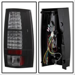 Chevy Suburban/Tahoe 07-14 / GMC Yukon/Yukon Denali 07-14 ( 08-13 excluding Hybrid Models ) - LED Tail Lights - Black - Image 2