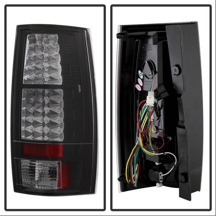 Chevy Suburban/Tahoe 07-14 / GMC Yukon/Yukon Denali 07-14 ( 08-13 excluding Hybrid Models ) - LED Tail Lights - Black