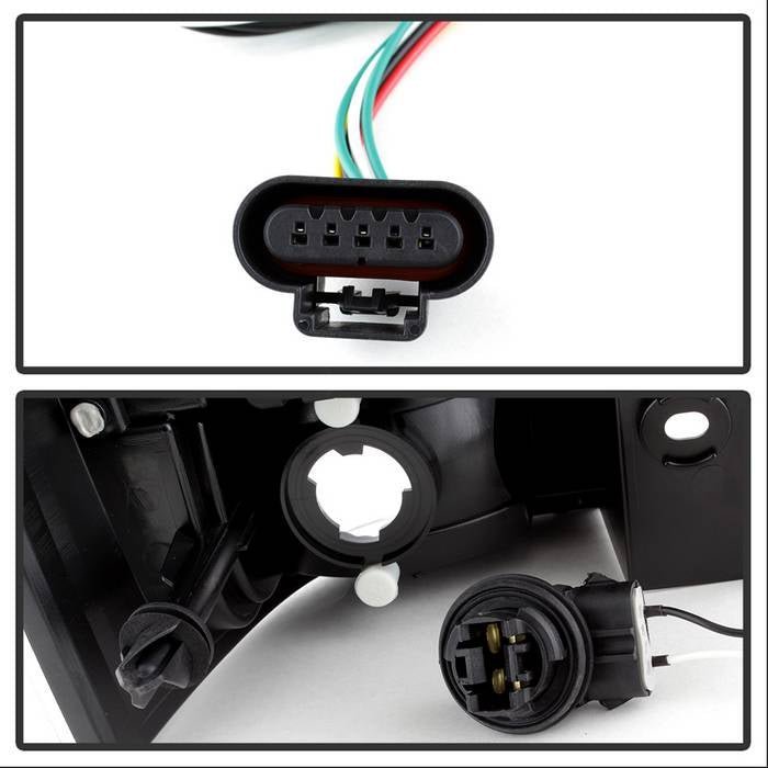 Chevy Suburban/Tahoe 07-14 / GMC Yukon/Yukon Denali 07-14 ( 08-13 excluding Hybrid Models ) - LED Tail Lights - Black