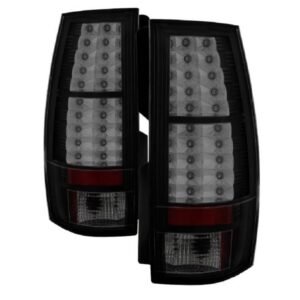 Chevy Suburban/Tahoe 07-14 / GMC Yukon/Yukon Denali 07-14 ( 08-13 excluding Hybrid Models ) - LED Tail Lights - Black Smoke - Image 1