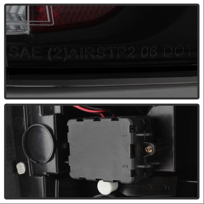 Chevy Suburban/Tahoe 07-14 / GMC Yukon/Yukon Denali 07-14 ( 08-13 excluding Hybrid Models ) - LED Tail Lights - Black Smoke