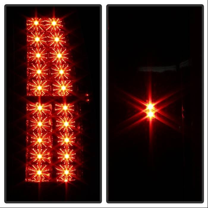 Chevy Suburban/Tahoe 07-14 / GMC Yukon/Yukon Denali 07-14 ( 08-13 excluding Hybrid Models ) - LED Tail Lights - Black Smoke