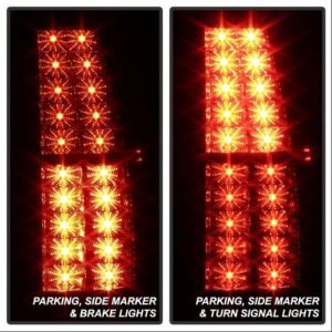 Chevy Suburban/Tahoe 07-14 / GMC Yukon/Yukon Denali 07-14 ( 08-13 excluding Hybrid Models ) - LED Tail Lights - Black Smoke - Image 7
