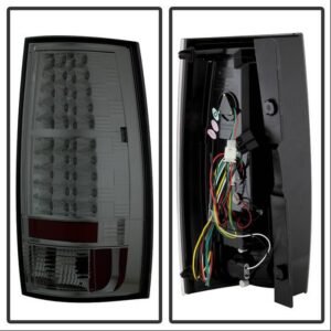 Chevy Suburban/Tahoe 07-14 / GMC Yukon/Yukon Denali 07-14 ( 08-13 excluding Hybrid Models ) - LED Tail Lights - Smoke - Image 2