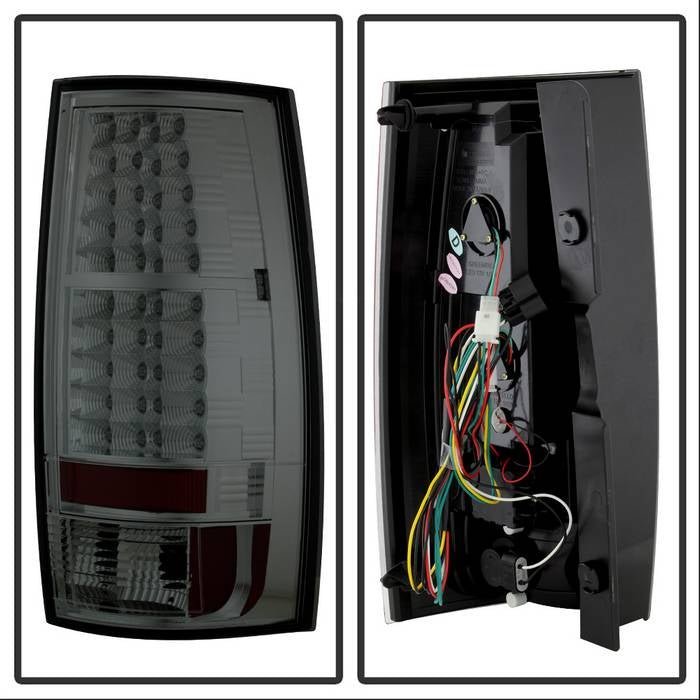 Chevy Suburban/Tahoe 07-14 / GMC Yukon/Yukon Denali 07-14 ( 08-13 excluding Hybrid Models ) - LED Tail Lights - Smoke