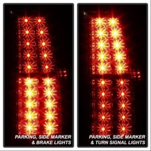 Chevy Suburban/Tahoe 07-14 / GMC Yukon/Yukon Denali 07-14 ( 08-13 excluding Hybrid Models ) - LED Tail Lights - Smoke - Image 7