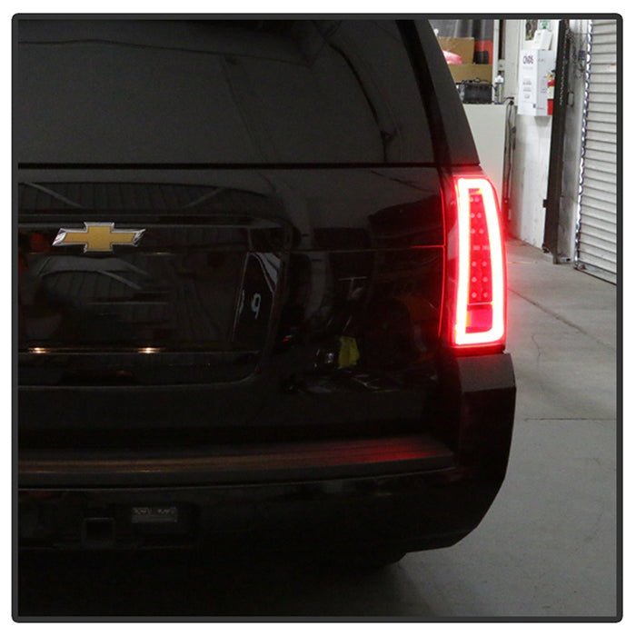 Chevy Tahoe / Suburban 15-19 light bar LED Tail Lights - Black
