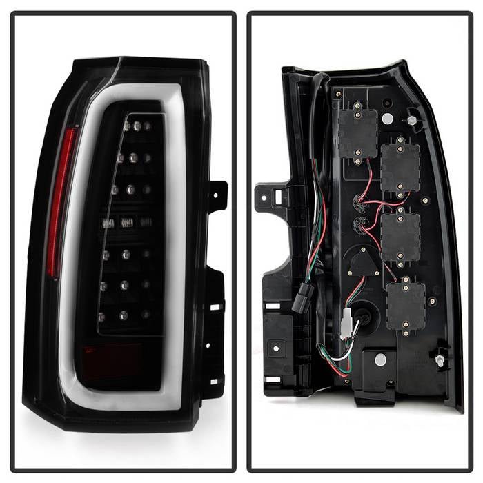 Chevy Tahoe / Suburban 15-19 light bar LED Tail Lights - Black