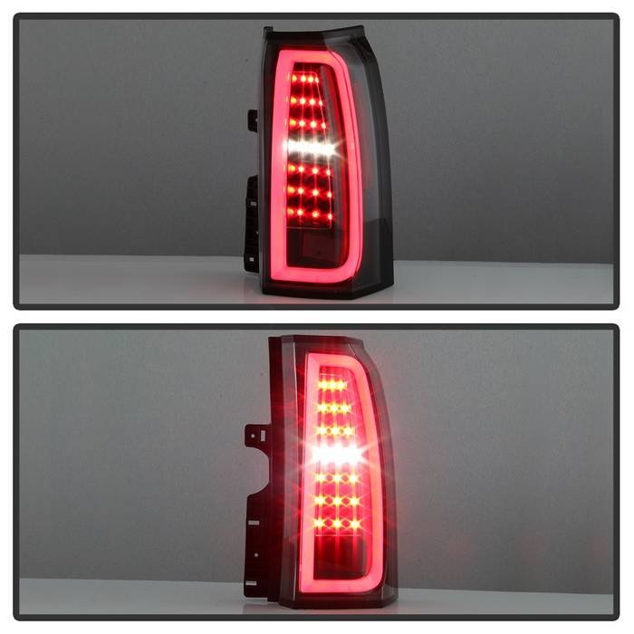 Chevy Tahoe / Suburban 15-19 light bar LED Tail Lights - Black