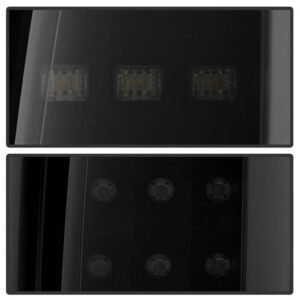 Chevy Tahoe / Suburban 15-19 light bar LED Tail Lights - Black Smoke - Image 3