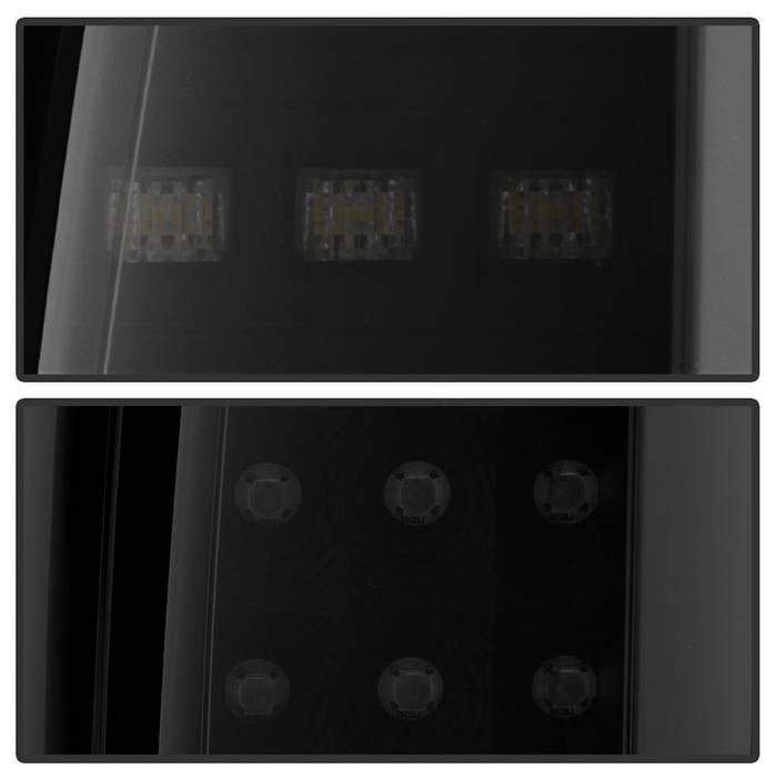 Chevy Tahoe / Suburban 15-19 light bar LED Tail Lights - Black Smoke