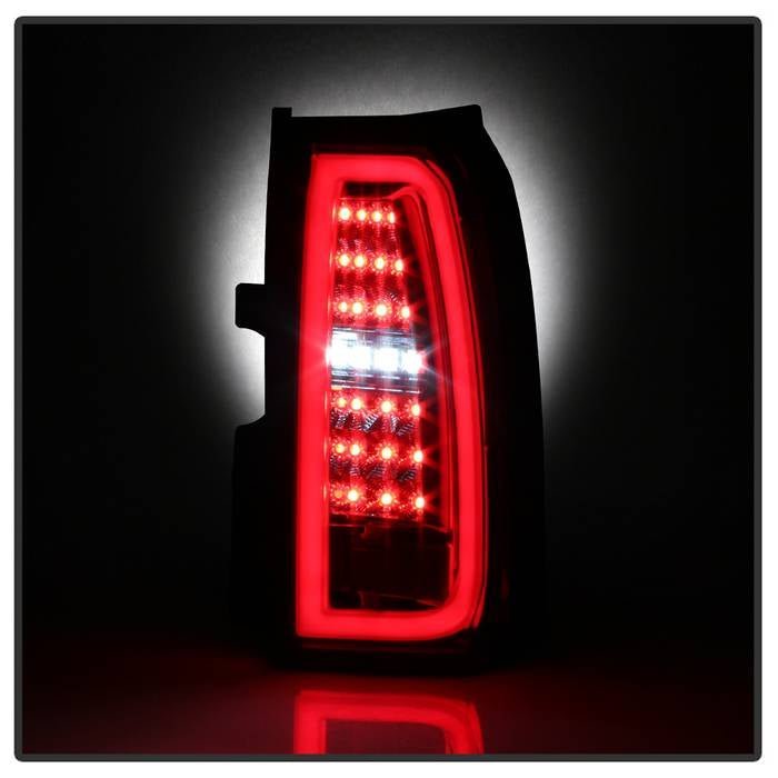 Chevy Tahoe / Suburban 15-19 light bar LED Tail Lights - Red Clear
