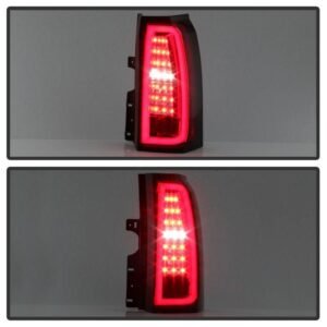 Chevy Tahoe / Suburban 15-19 light bar LED Tail Lights - Red Clear - Image 8