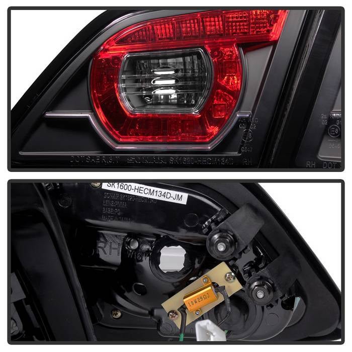 Chevy SS 2014-2016 LED Tail Lights - Black
