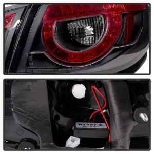 Chevy SS 2014-2016 LED Tail Lights - Black - Image 4
