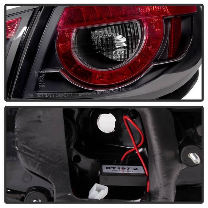 Chevy SS 2014-2016 LED Tail Lights - Black