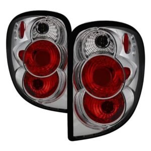 Dodge Caravan/Grand Caravan 01-07 / Chrysler Town & Country 01-07 / Chrysler Voyager 00-03 Euro Style Tail Lights - Chrome - Image 1