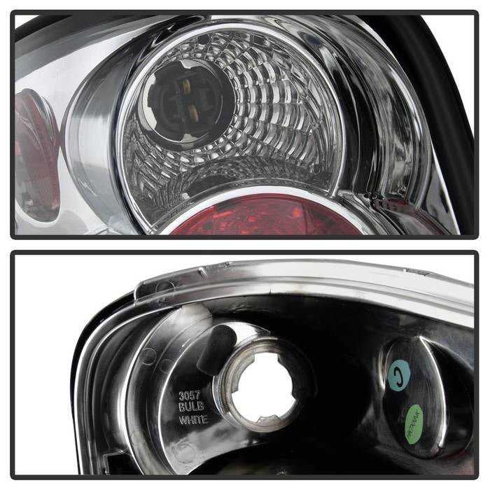Dodge Caravan/Grand Caravan 01-07 / Chrysler Town & Country 01-07 / Chrysler Voyager 00-03 Euro Style Tail Lights - Chrome