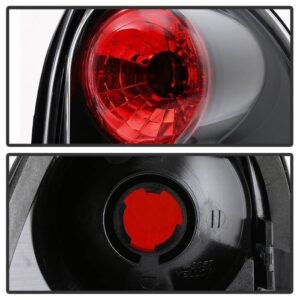 Dodge Caravan/Grand Caravan 96-00/Dodge Durango 98-03/Chrysler Town & Country 96-00/Plymouth Voyager/Grand Voyager 96-00 Euro Style Tail Lights Black - Image 4