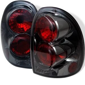 Dodge Caravan/Grand Caravan 96-00/Dodge Durango 98-03/Chrysler Town & Country 96-00/Plymouth Voyager/Grand Voyager 96-00 Euro Style Tail Lights Smoke - Image 1