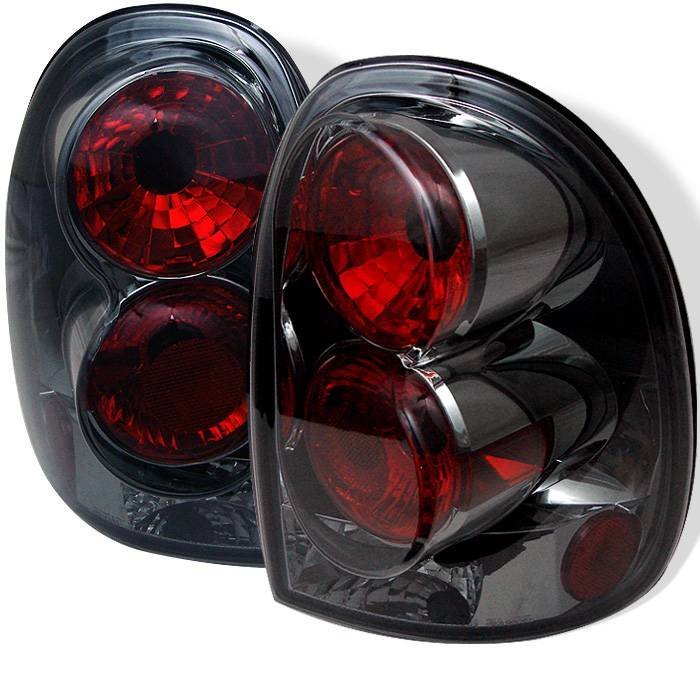 Dodge Caravan/Grand Caravan 96-00/Dodge Durango 98-03/Chrysler Town & Country 96-00/Plymouth Voyager/Grand Voyager 96-00 Euro Style Tail Lights Smoke