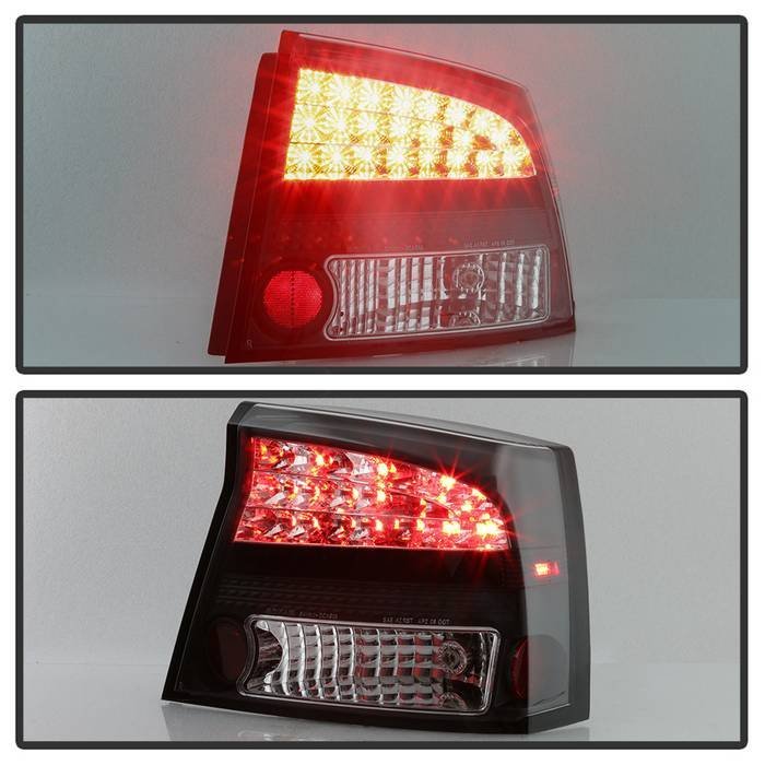 Dodge Charger 06-08 LED Tail Lights - Black