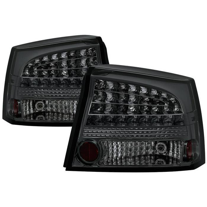 Dodge Charger 06-08 LED Tail Lights - Smoke