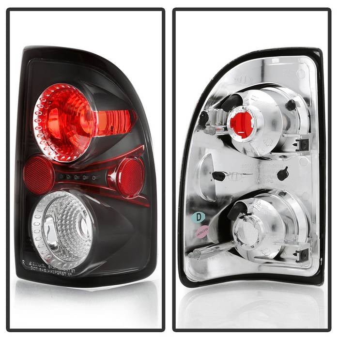Dodge Dakota 97-04 Euro Style Tail Lights- Black