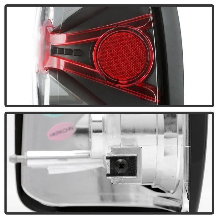 Dodge Dakota 97-04 Euro Style Tail Lights- Black