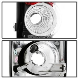 Dodge Dakota 97-04 Euro Style Tail Lights- Black - Image 5