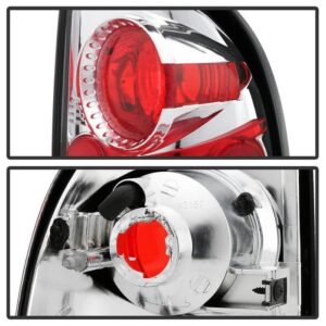 Dodge Dakota 97-04 Euro Style Tail Lights - Chrome - Image 3