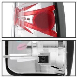 Dodge Dakota 97-04 Euro Style Tail Lights - Chrome - Image 4