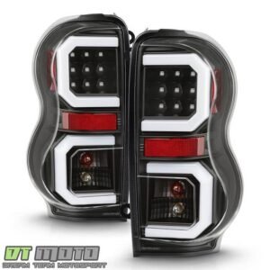 Dodge Durango 04-09 LED Tail Lights  - Black - Image 2