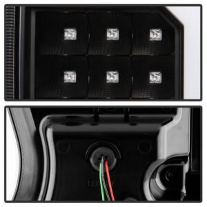 Dodge Durango 04-09 LED Tail Lights  - Black - Image 5