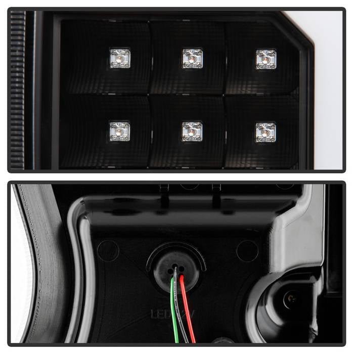 Dodge Durango 04-09 LED Tail Lights - Black