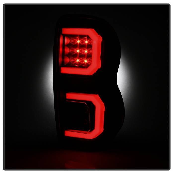 Dodge Durango 04-09 LED Tail Lights - Black Smoke