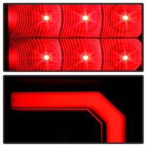 Dodge Durango 04-09 LED Tail Lights - Black Smoke - Image 7