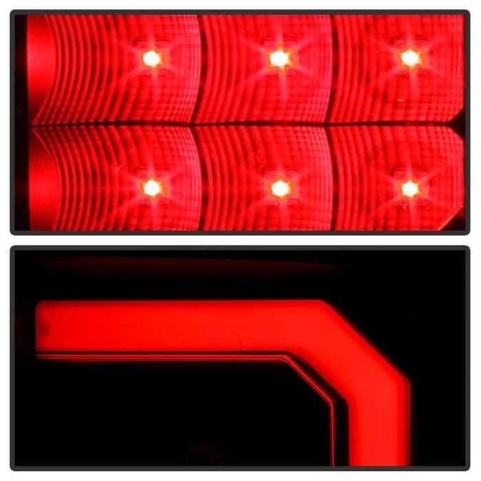 Dodge Durango 04-09 LED Tail Lights - Black Smoke