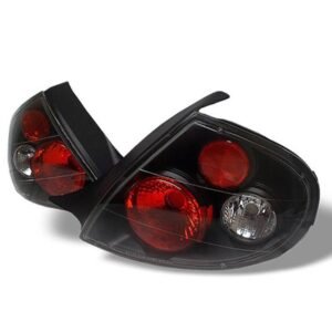 Dodge Neon 00-02 Euro Style Tail Lights - Black - Image 1
