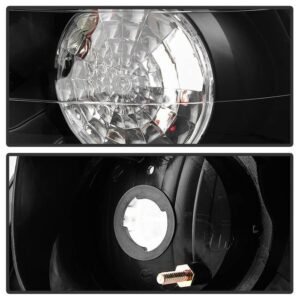 Dodge Neon 95-99 Euro Style Tail Lights - Black - Image 5
