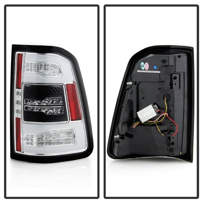 Dodge Ram 1500 2019-2020 Halogen Model LED Tail Light - Chrome