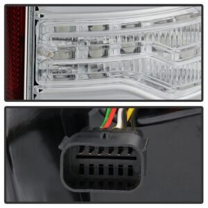 Dodge Ram 1500 2019-2020 Halogen Model LED Tail Light - Chrome - Image 3