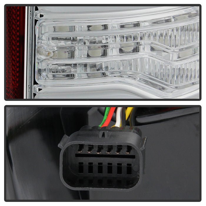 Dodge Ram 1500 2019-2020 Halogen Model LED Tail Light - Chrome