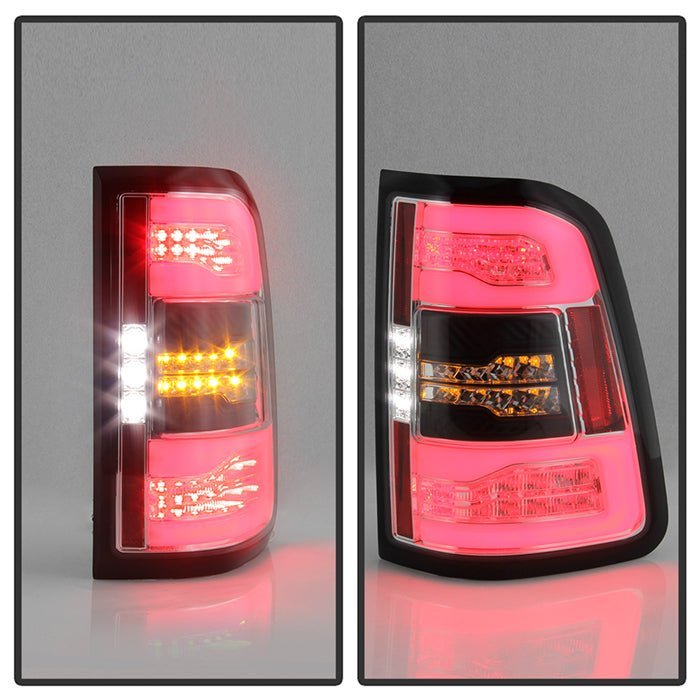 Dodge Ram 1500 2019-2020 Halogen Model LED Tail Light - Chrome