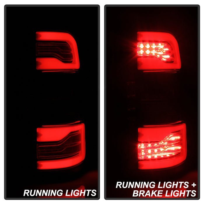 Dodge Ram 1500 2019-2020 Halogen Model LED Tail Light - Chrome