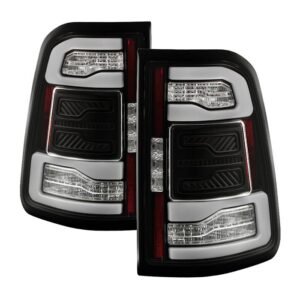 Dodge Ram 1500 2019-2020 Factory LED Model with Blind Spot Monitor LED Tail Lights - Black - Image 1
