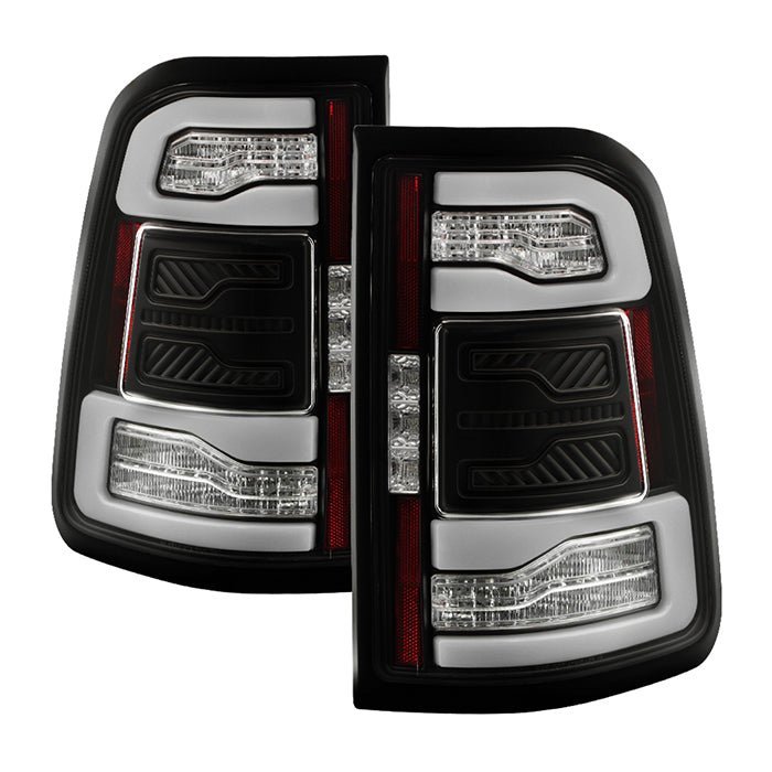 Dodge Ram 1500 2019-2020 Factory LED Model with Blind Spot Monitor LED Tail Lights - Black