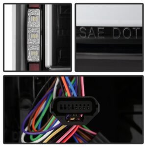 Dodge Ram 1500 2019-2020 Factory LED Model with Blind Spot Monitor LED Tail Lights - Black - Image 4